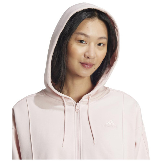 Adidas Γυναικείες φόρμες σετ Energize Hooded Loose Fit 3-Stripes Tracksuit